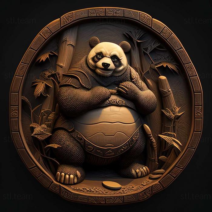 3D model Kung Fu Panda 2 game (STL)